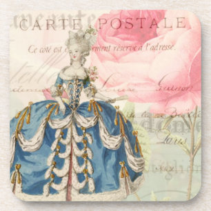 Marie Antoinette French Accent Coasters