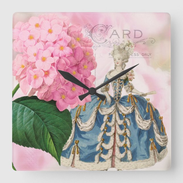 Marie Antoinette French Accent Wall Clock (Front)