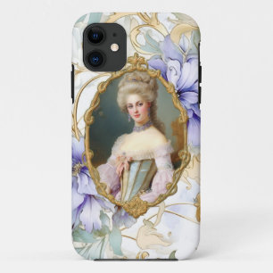 Marie Antoinette,French,Paris,lavender Case-Mate iPhone Case