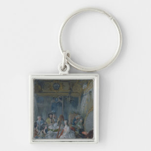 Marie Antoinette in her chamber at Versailles Key Ring