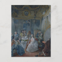 Marie Antoinette in her chamber at Versailles