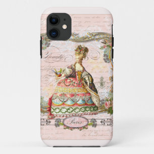 Marie Antoinette in Pink Case-Mate iPhone Case