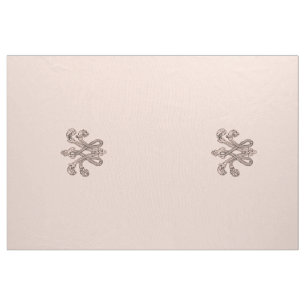 Marie Antoinette initials monogram upholstery Fabric
