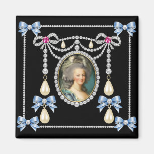 Marie Antoinette Inspired Card Queen of France Magnet