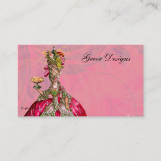 Marie Antoinette Let Them Eat Cake Business Card