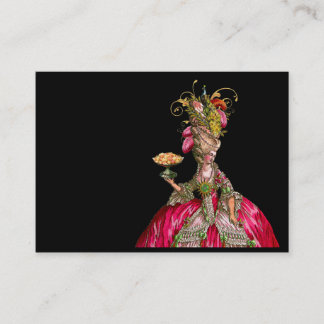 Marie Antoinette Let Them Eat Cake Business Cards
