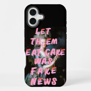 Marie Antoinette Let Them Eat Cake iPhone 16 Plus Case