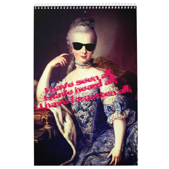 Marie Antoinette - Madame de Pompadour Quotes Calendar (Cover)