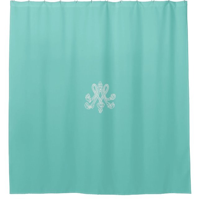 Marie Antoinette – Monogramm – Monogram initial Shower Curtain (Front)