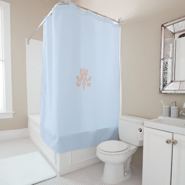 Marie Antoinette – Monogramm – Monogram initial Shower Curtain (In Situ)