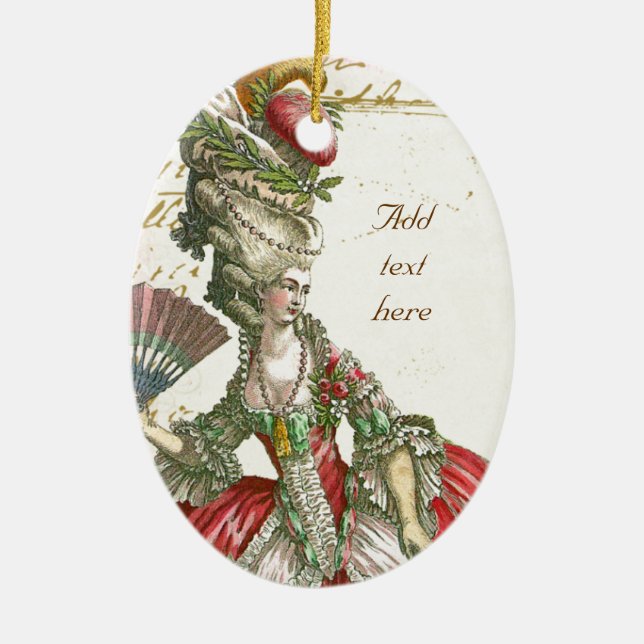 Marie Antoinette Ornament (Front)