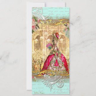 Marie Antoinette Party at Versailles Invitation