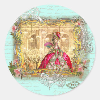 Marie Antoinette Party at Versailles Stickers Tags