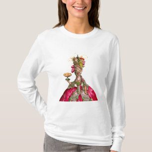Marie Antoinette peacock and cake T-Shirt