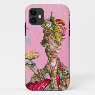 Marie Antoinette & Peacock iPhone 11 Case
