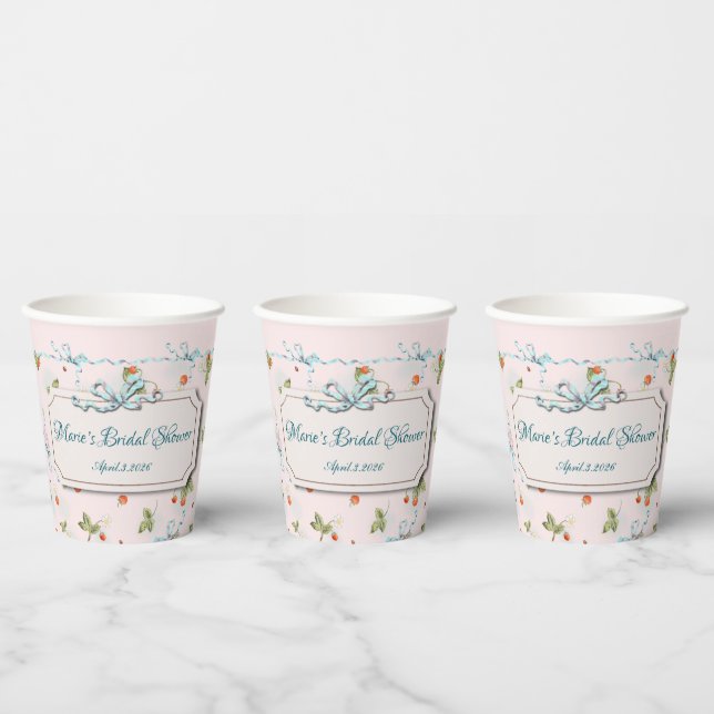 Marie Antoinette Petite Strawberry 8 oz Paper cup (Multi)