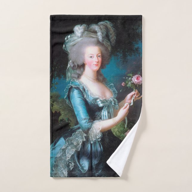 Marie Antoinette Portrait Bath Towel Set (Hand Towel)