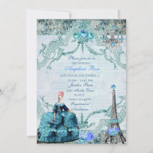Marie Antoinette Queen of France Invitation