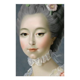 Marie Antoinette – Romantic Rococo Portrait Photo Print