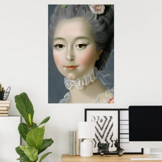 Marie Antoinette – Romantic Rococo Portrait Poster