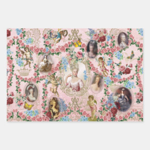 Marie Antoinette Rose of Versailles シートセット Wrapping Paper Sheet