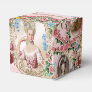 Marie Antoinette Rose of Versailles Favor Box sq