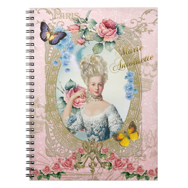 Marie Antoinette Rose of Versailles Notebook (Front)
