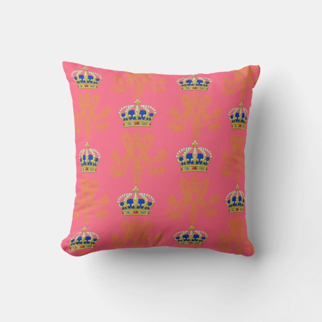 Marie Antoinette Royal Monogram Cushion (Front)