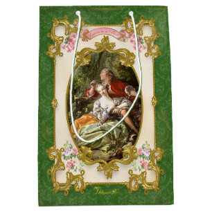Marie Antoinette Sevres green Lovers Gift Bag PAPE