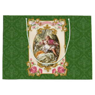 Marie Antoinette Sevres green Lovers Gift Bag PAPE