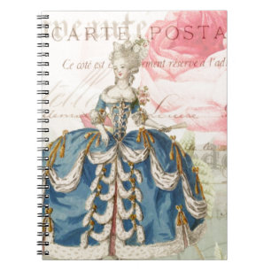 Marie Antoinette Spiral Notebook