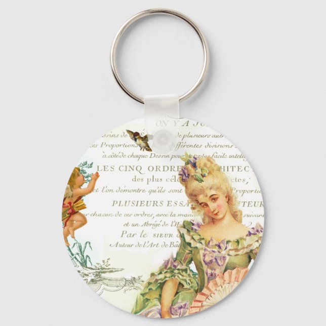 Marie Antoinette Valentine Key Ring (Front)