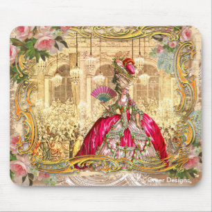 Marie Antoinette Versailles Party Pink Mouse Pad