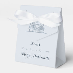 Marie Antoinette Wedding Rococo Dusty Blue Favour Box