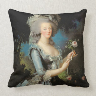 Marie Antoinette with a Rose, 1783 Cushion