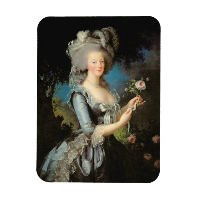 Marie Antoinette with a Rose, 1783 Magnet (Vertical)