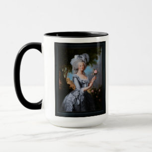 Marie Antoinette With A Rose Mug