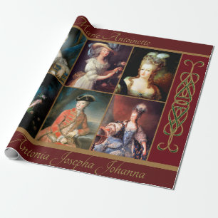 Marie Antoinette Wrapping Paper