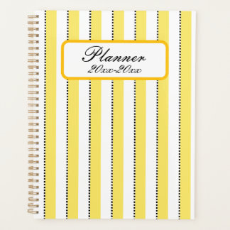 Marie Antoinette Yellow Stripe Planner