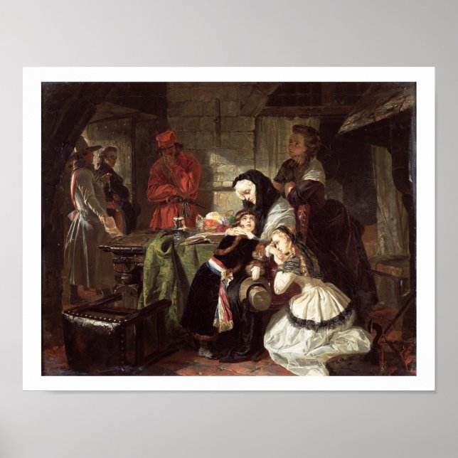 Marie-Antoinette's (1753-93) Final Adieu to the Da Poster (Front)