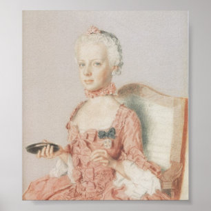Marie Antonia von Österreich –Jean-Étienne Liotard Poster