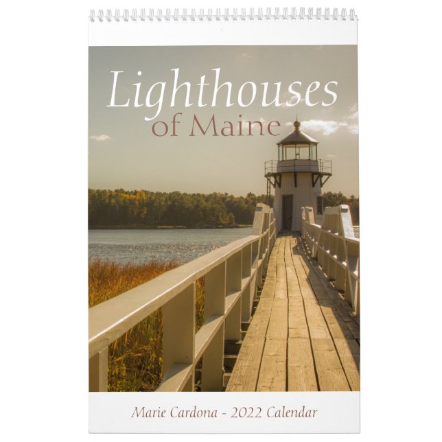 Marie Cardona - Lighthouses of Maine - Calendar (Cover)