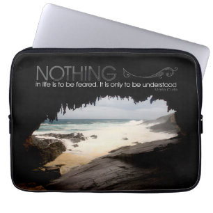 Marie Curie Inspirational Quote "Understand" Laptop Sleeve