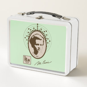 Marie Curie - Mint Metal Lunch Box