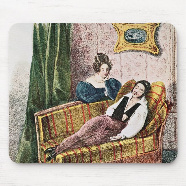 Marie Dorval  in the role of Adele d'Hervey Mouse Pad (Front)