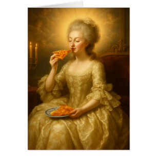 Marie Eating Pizza Digital Art