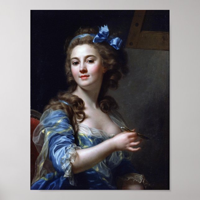 Marie-Gabrielle Capet : Self-Portrait (1783) Poster (Front)