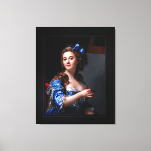 Marie Gabrielle Capet Self Portrait Canvas Print