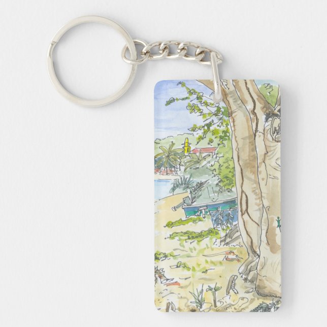 Marie Galante Beach Key Chain (Front)
