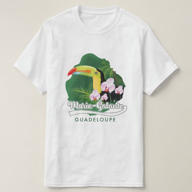 Marie Galante Guadeloupe logo T-Shirt (Design Front)